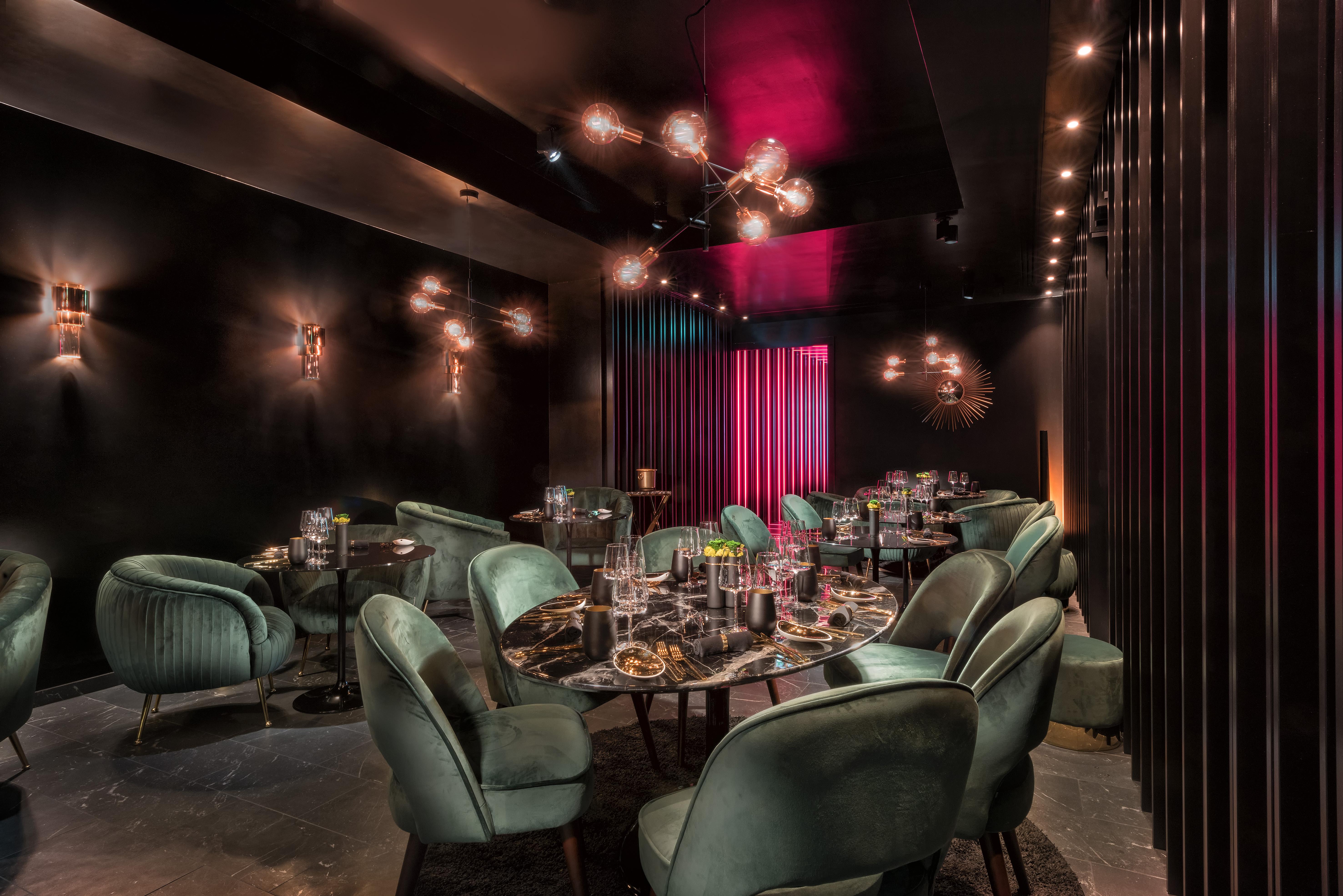 호텔 팰리스 베를린 외부 사진 The interior of the restaurant